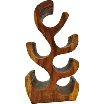 ZC Slany Teakový stojan na víno