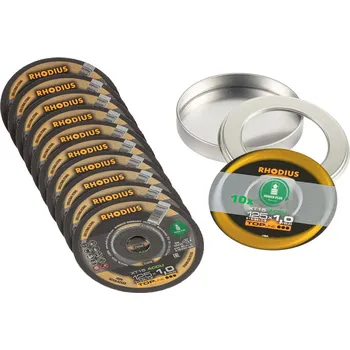Řezný kotouč Rhodius 210248 | Řezný kotouč 125x1,0x22,23 mm, XT15 ACCU BOX - balení 10 ks