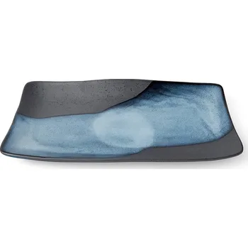 Talíř Servírovací talíř STORM 30 cm, modrá, keramika, MIJ