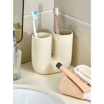 Držák na kartáček Sinsay - Držák na zubní kartáčky - béžová - 838GN-02X - 838GN-02X-ONE