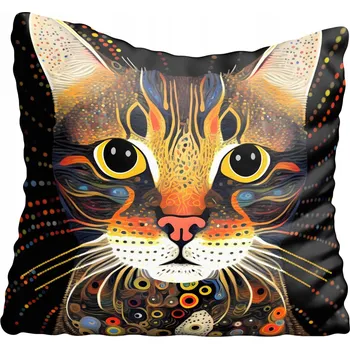 Polštář Dekorační povlak na polštář s motivem kočky, koťátko 50x50 cm