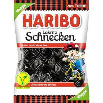 Bonbon Haribo Lékořicoví Šneci 425g