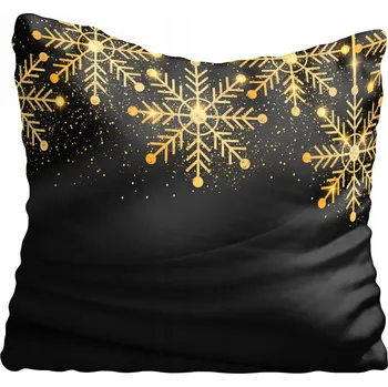 Polštář Povlak na polštář s vánočním motivem, hvězda, 40x40 cm