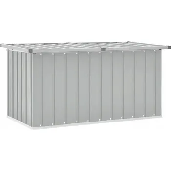 Úložný box Kovová zahradní úložná bedna 421 l šedá