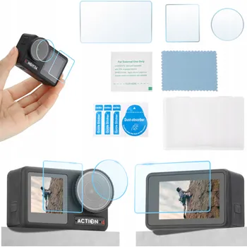 Příslušenství pro videokameru Tvrzené Sklo na objektiv a displej DJI OSMO Action 4