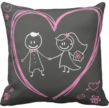 Polštář Povlak na polštář Love 40x40 cm