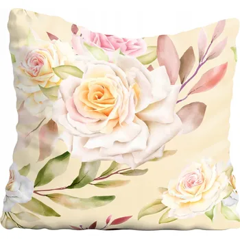 Povlak na polštářek Povlak na polštář s květinami 60x60 cm