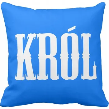 Polštář Povlak na polštář KRÁL 40x40 cm