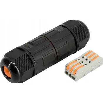 Vodotěsná kabelová spojka do země, 3-pólová, rychlospojky IP68 Bemko