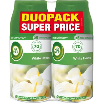 Osvěžovač vzduchu Osvěžovač vzduchu AIR WICK Freshmatic náplň DUO Bílé květy frézie 2 x 250 ml