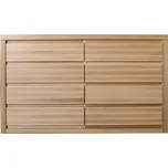 Komoda N 19 povrchová úprava buk (d) moření třešeň