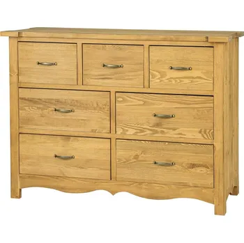 Ložnicová sestava Komoda KD716 povrchová úprava - včelí vosk Bílý včelí vosk