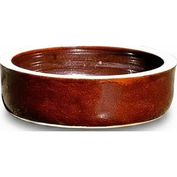 Krmítko pro ptáka Králičí krmítko těžké,mrazuvzdorné, z kameniny|Objem 1litr|Barva hnědá