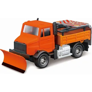 autíčko Bburago 43BB32263 nákladní auto s pluhem