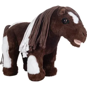 plyšák Plyšový koník HKM Cuddle Pony brown/white