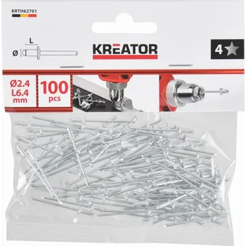 Nýt Trhací nýty 2,4x6,4mm 100ks