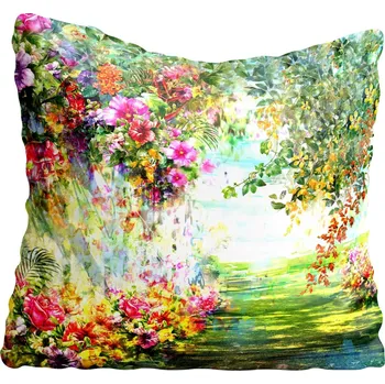 Polštář Povlak na polštář akvarel 50x50 cm