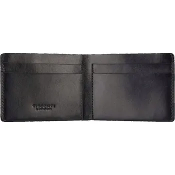 Peněženka Visconti pánská peněženka z černé lícové kůže - muž
