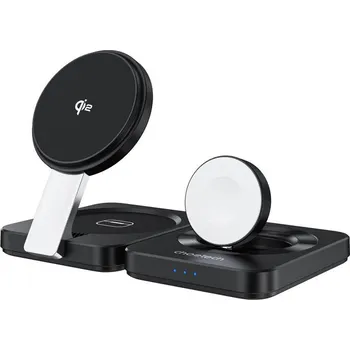 Skládací magnetická nabíječka 3 v 1 Choetech Qi2