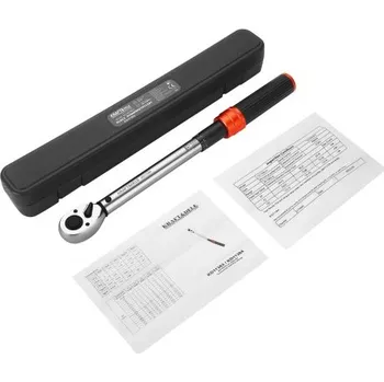 Klíč Kraft&Dele KD11384, Momentový klíč 1/2" 20-120 Nm | ergonomická gumová rukojeť, kovový zámek, transportní kufr---