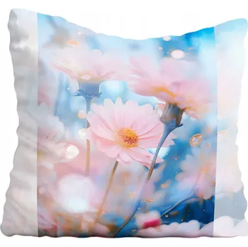 Polštář Povlak na polštář s květinami 20x20 cm