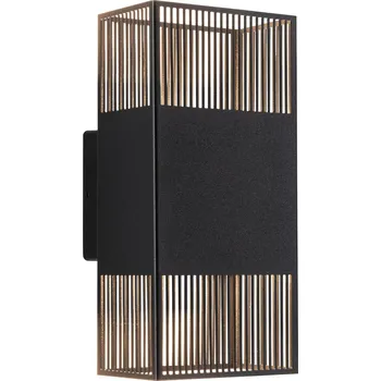 Nástěnné svítidlo PAULMANN LED nástěnné svítidlo Tharin IP44 3000K 120x104mm 2x3,7W černá