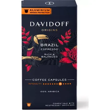 Davidoff Espresso Brazil hlinikové kapsle pro Nespresso 10ks