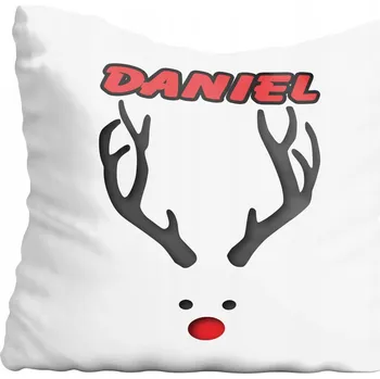 Polštář Povlak na polštář Mikuláš + jméno, Vánoce 50x50 cm
