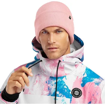 Čepice SIROKO Zimní čepice Snowflake RŮŽOVÁ
