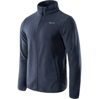 Pánská mikina Pánská FLEECOVÁ MIKINA FLEECOVÁ BEZ KAPUCE NA ZIP HI-TEC ZOE II ny 3XL