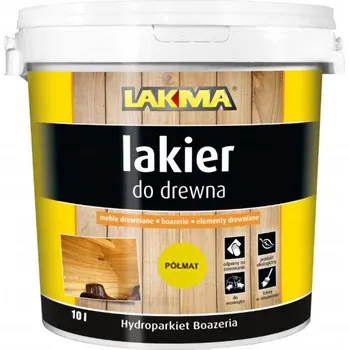 barva a nátěr na dřevo Akrylový lak Lakma bezbarvý polomatný 10 l na parkety