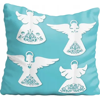 Polštář Povlak na polštář Vánoce 30x30 cm