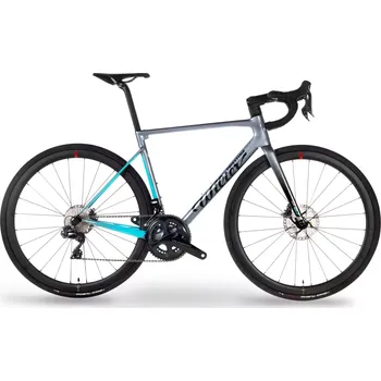 Silniční kolo Wilier Silniční kolo Wilier ZERO SL Disc+ULTEGRA Di2 grey blue velikost rámu - palce - cm 20,5 - (52 cm)