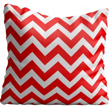 Polštář Povlak na polštář Cik Cak Červený 60x60cm