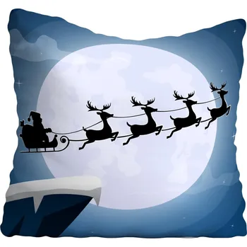 Polštář Povlak na polštářek s vánočním motivem, hvězda, 20x20 cm