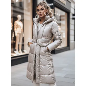 Dámský kabát Dámský kabát LINA černý Dstreet TY3109 Barva: Béžová, Velikost: XXL