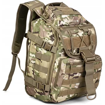 turistický batoh Batoh Be-active černý 41-60 l s bederním pásem a ventilací