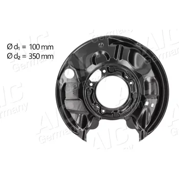 Autodíl AIC Ochranný plech proti nečistotám brzdového kotouče Původní kvalita AIC AIC 55084