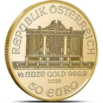 1/2 Oz Wiener Philharmoniker | 2026 | zlatá mince