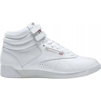 Dámské tenisky Dámské boty Reebok F/S HI bílé kožené vysoké 100000103 velikost 37.5