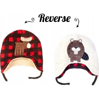 Čepice FlapJack Čepice Zimní Los/Bóbr Velikost S