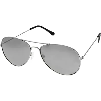 Sluneční brýle Sluneční brýle OEM Sluneční brýle pilotky Conor stříbrné obroučky zrcadlová stříbrná skla