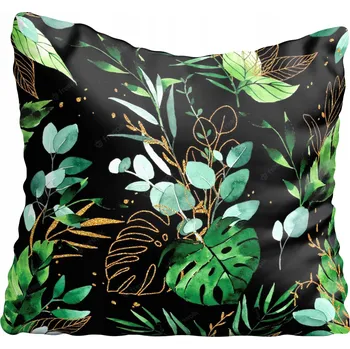 Povlak na polštářek Dekorační povlak na polštář s motivem listů, lístků 55x55 cm