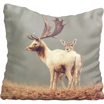 Povlak na polštářek Dekorační povlak na polštář s motivem jelena 55x55 cm