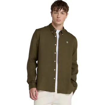 Pánská košile Košile Timberland Leaf Green 5337506 L