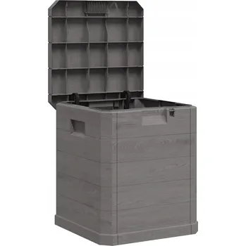 Úložný box Zahradní úložný box plast 90 l hnědý
