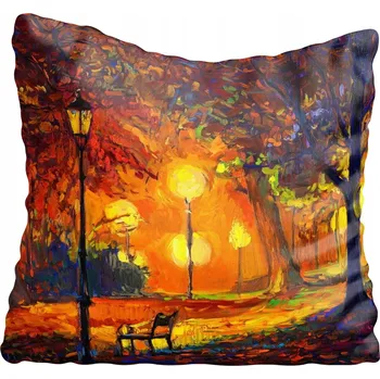 Polštář Povlak na polštář s motivem listů, podzimní, 75x75 cm