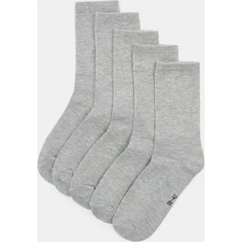 Pánská móda Sinsay - Dlouhé ponožky OEKO-TEX 5 pack - šedá - 181GW-09M - 181GW-09M-39R