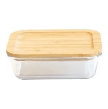 Dóza na potraviny Dóza Pebbly PKV-008 Skleněná dóza na jídlo, 650 ml