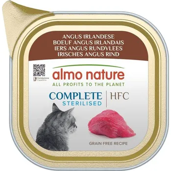 Krmivo pro kočku Almo Nature HFC Complete Sterilized - hovězí pro kastrované kočky 85g